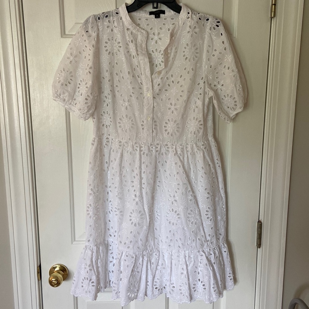 COPY - J Crew Eyelet Dress